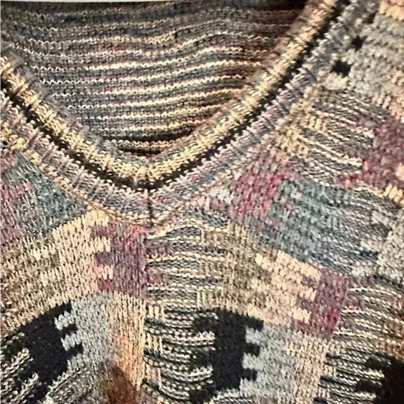 Megalos Sweater Men’s Size 2XT Knit  90s Made In USA - Picture 6 of 10